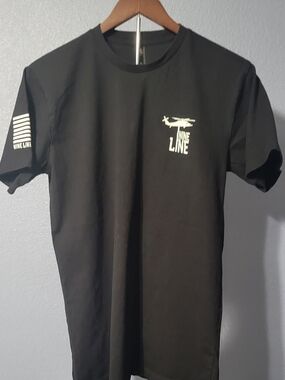 Nine Line Men’s Black Graphic Crew Neck T-Shirt